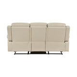 Nest Beige Double Reclining Sofa from Homelegance - Luna Furniture