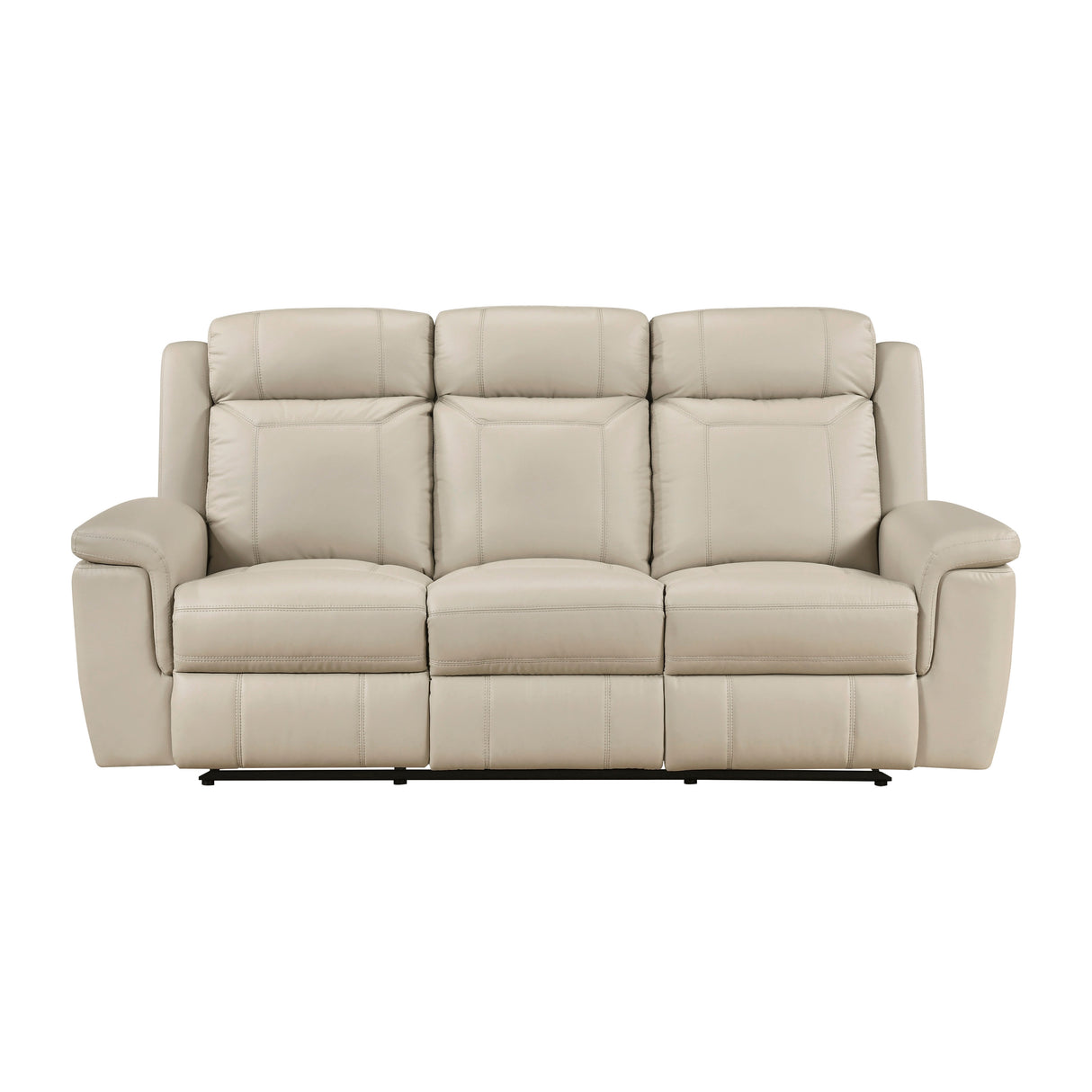 Nest Beige Double Reclining Sofa from Homelegance - Luna Furniture