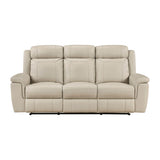 Nest Beige Double Reclining Sofa from Homelegance - Luna Furniture