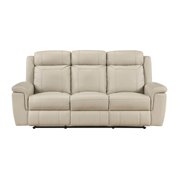 Nest Beige Double Reclining Sofa