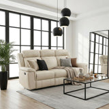 Nest Beige Double Reclining Sofa from Homelegance - Luna Furniture