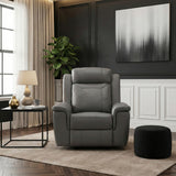 Nest Dark Gray Reclining Chair from Homelegance - Luna Furniture