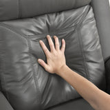 Nest Dark Gray Double Reclining Sofa from Homelegance - Luna Furniture
