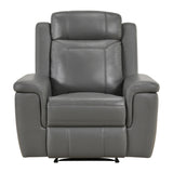 Nest Dark Gray 3-Piece Reclining Living Room Set from Homelegance - Luna Furniture