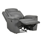 Nest Dark Gray 3-Piece Reclining Living Room Set from Homelegance - Luna Furniture