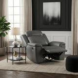 Nest Dark Gray Reclining Chair from Homelegance - Luna Furniture