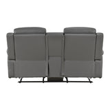 Nest Dark Gray 3-Piece Reclining Living Room Set from Homelegance - Luna Furniture