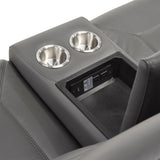 Nest Dark Gray 3-Piece Reclining Living Room Set from Homelegance - Luna Furniture