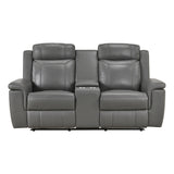 Nest Dark Gray 3-Piece Reclining Living Room Set from Homelegance - Luna Furniture