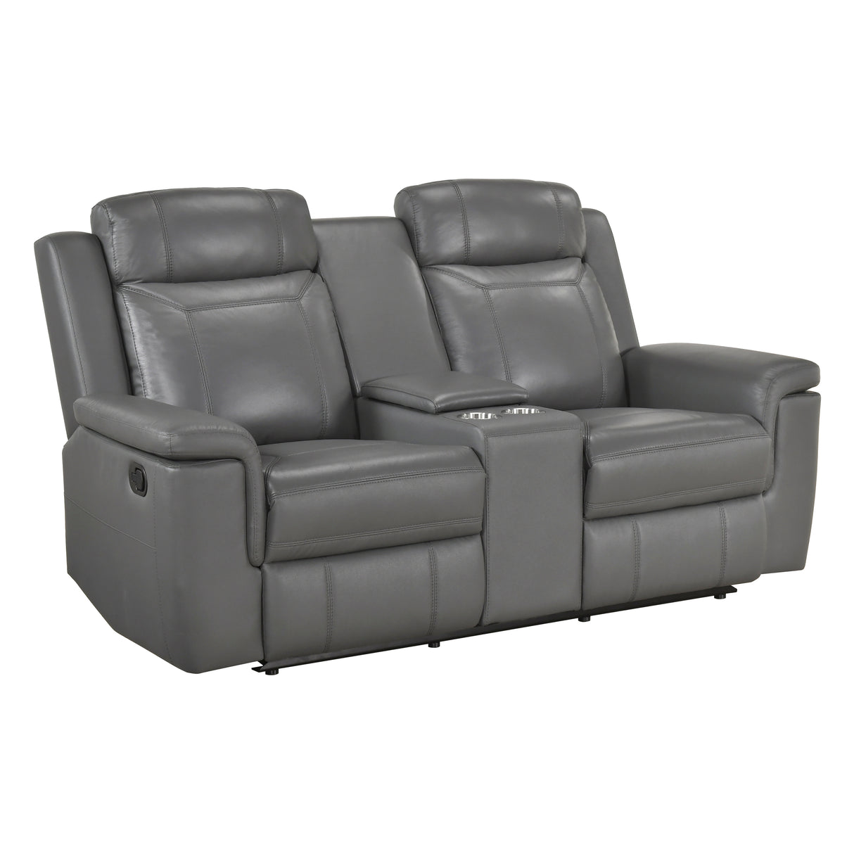 Nest Dark Gray 3-Piece Reclining Living Room Set from Homelegance - Luna Furniture