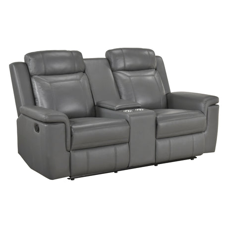 Nest Dark Gray Reclining Living Room Set from Homelegance - Luna Furniture
