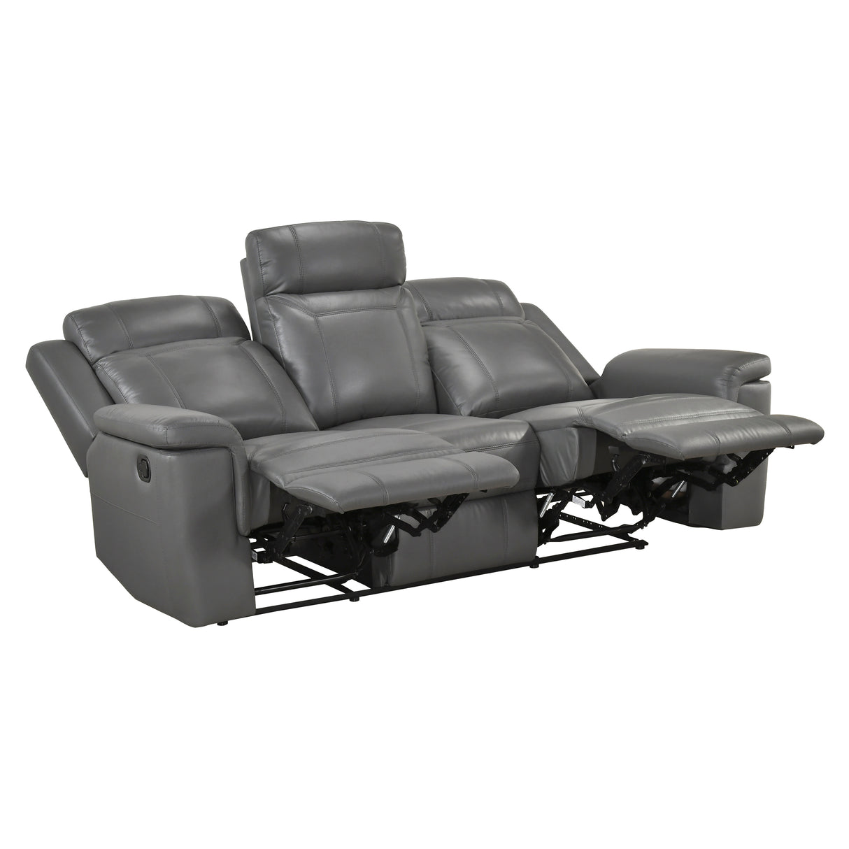 Nest Dark Gray 3-Piece Reclining Living Room Set from Homelegance - Luna Furniture
