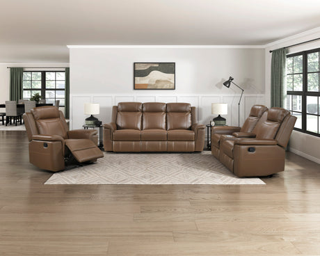Nest Camel 3-Piece Reclining Living Room Set from Homelegance - Luna Furniture