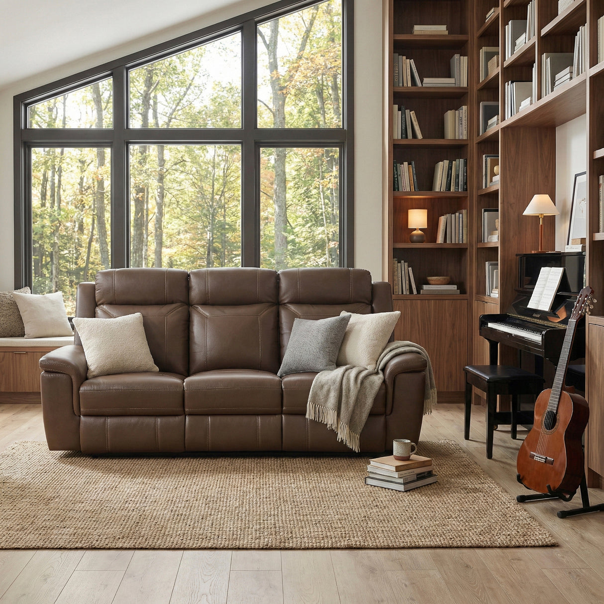 Nest Camel Double Reclining Sofa from Homelegance - Luna Furniture