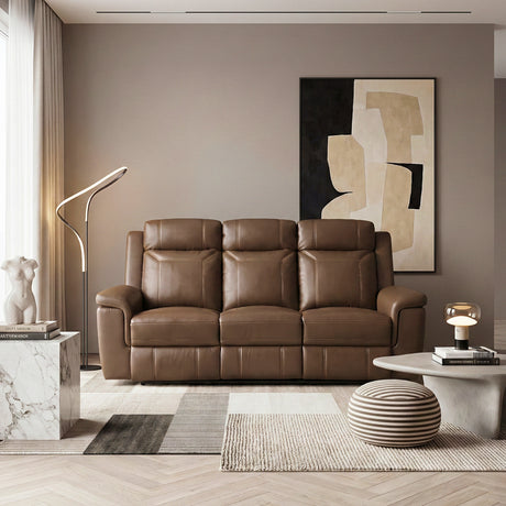 Nest Camel Double Reclining Sofa from Homelegance - Luna Furniture