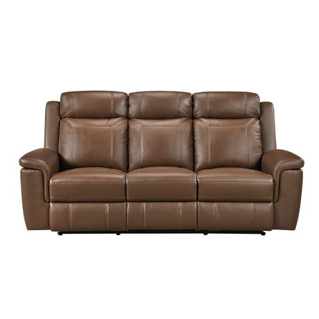 Nest Camel Double Reclining Sofa from Homelegance - Luna Furniture