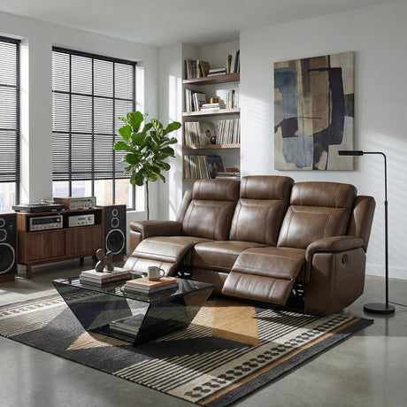 Nest Camel Double Reclining Sofa from Homelegance - Luna Furniture