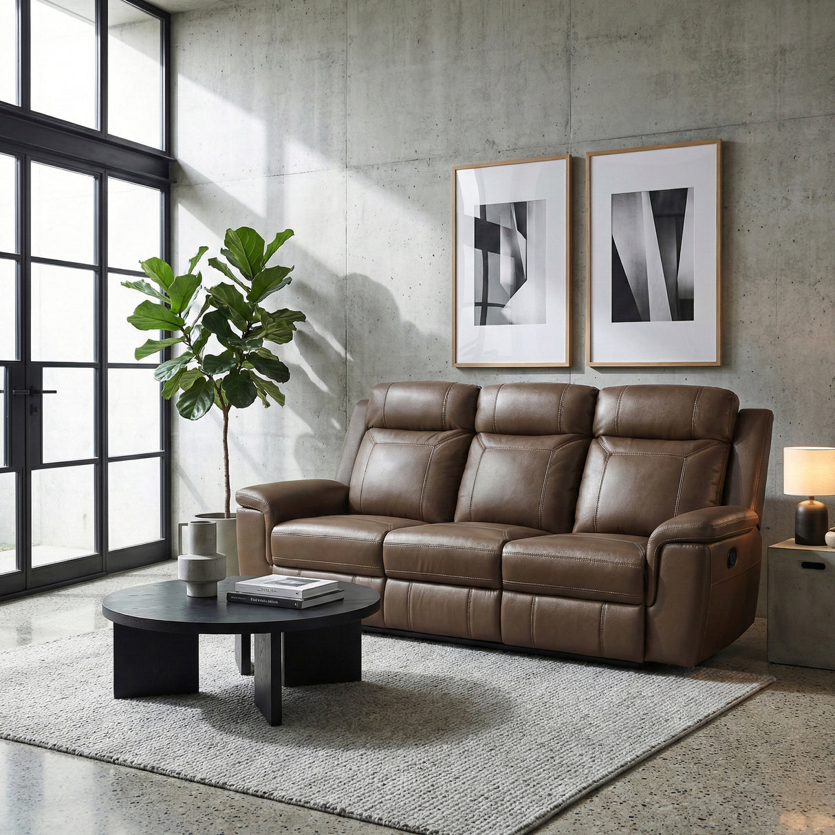 Nest Camel Double Reclining Sofa from Homelegance - Luna Furniture
