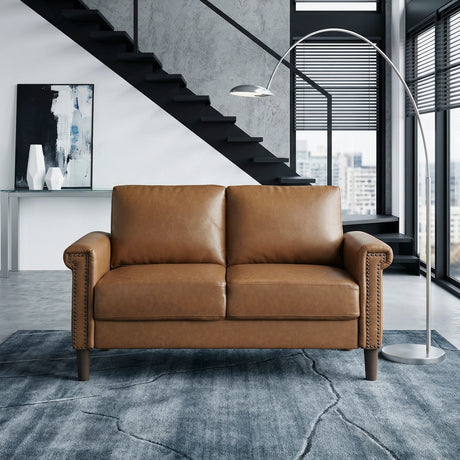 Heritage Brown Loveseat from Homelegance - Luna Furniture