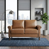 Heritage Brown Loveseat from Homelegance - Luna Furniture