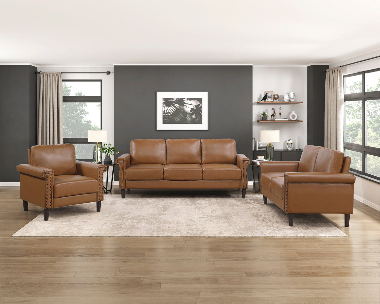 Heritage Brown Sofa from Homelegance - Luna Furniture