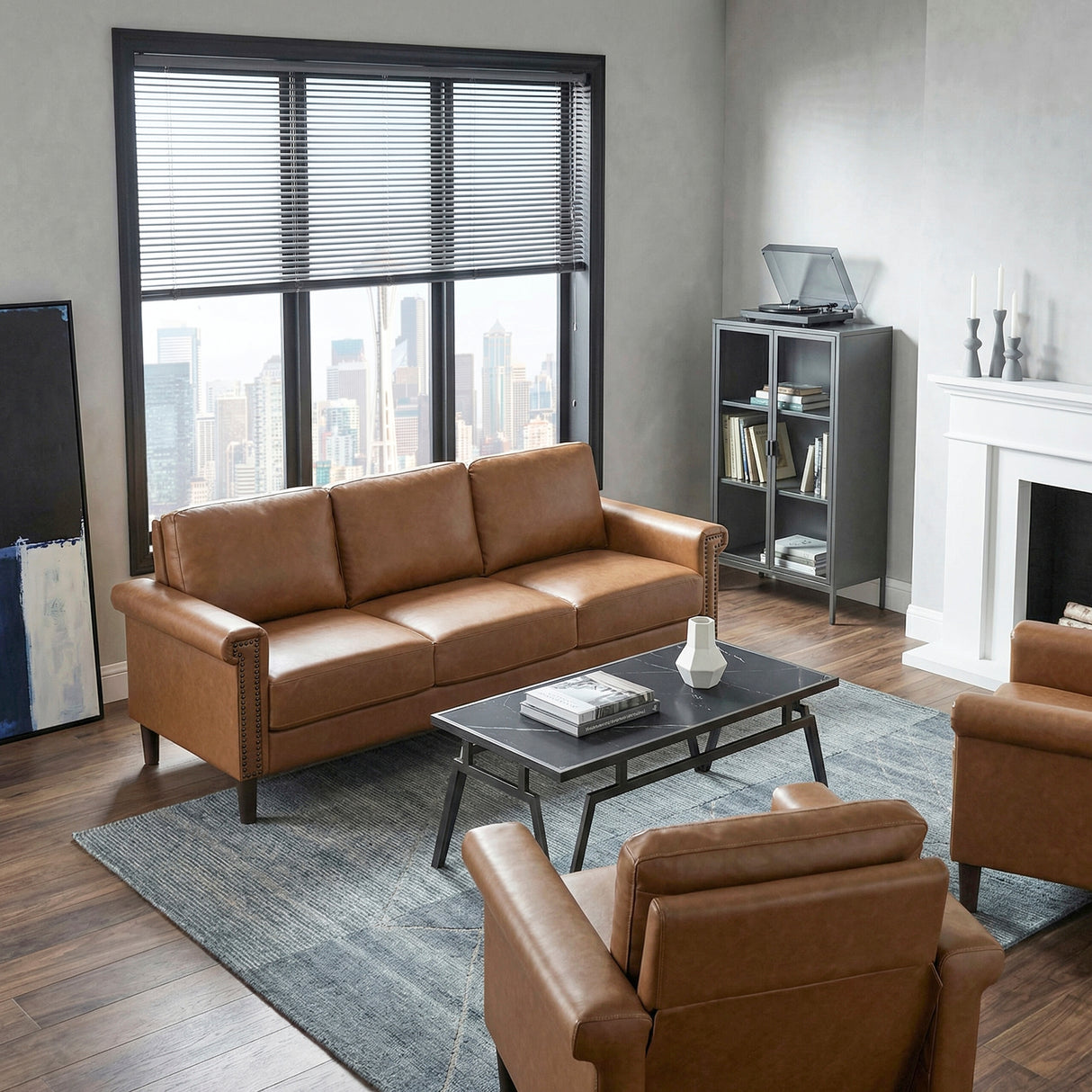 Heritage Brown Sofa from Homelegance - Luna Furniture