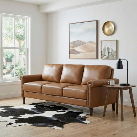 Heritage Brown Sofa from Homelegance - Luna Furniture