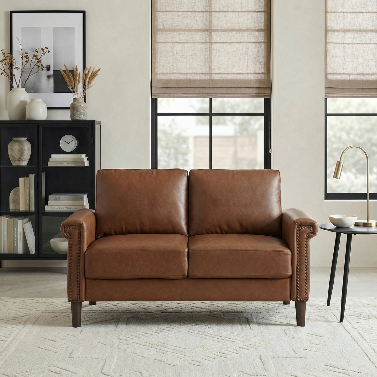 Heritage Dark Gray 2-Piece Living Room Set