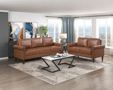 Heritage Chocolate Loveseat from Homelegance - Luna Furniture