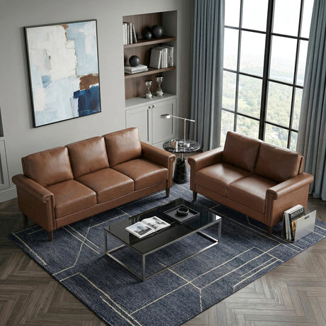 Heritage Chocolate Sofa from Homelegance - Luna Furniture