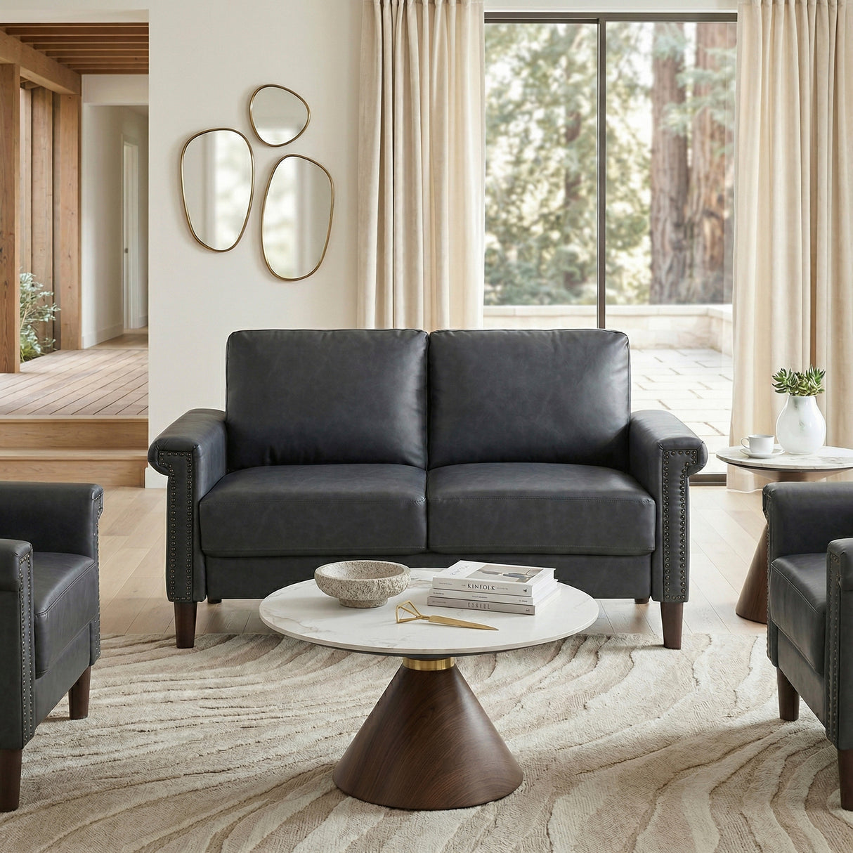8389DGY-2 Love Seat from Homelegance - Luna Furniture