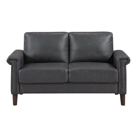 Heritage Dark Gray 2-Piece Living Room Set from Homelegance - Luna Furniture