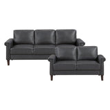 Heritage Dark Gray 2-Piece Living Room Set from Homelegance - Luna Furniture