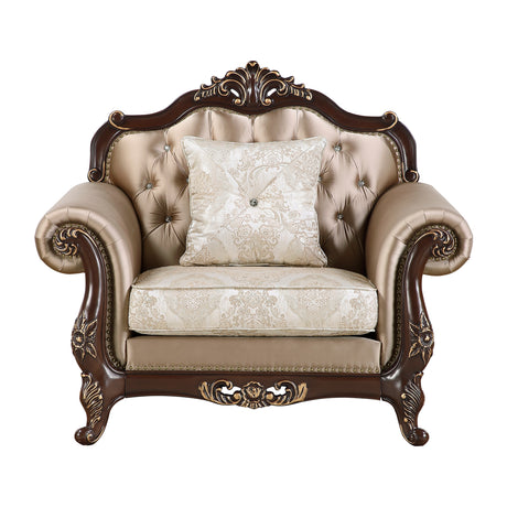 Regal Cherry Brown Chair from Homelegance - Luna Furniture