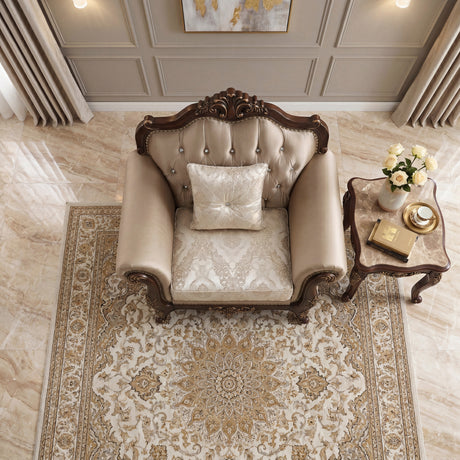 Regal Cherry Brown Chair from Homelegance - Luna Furniture