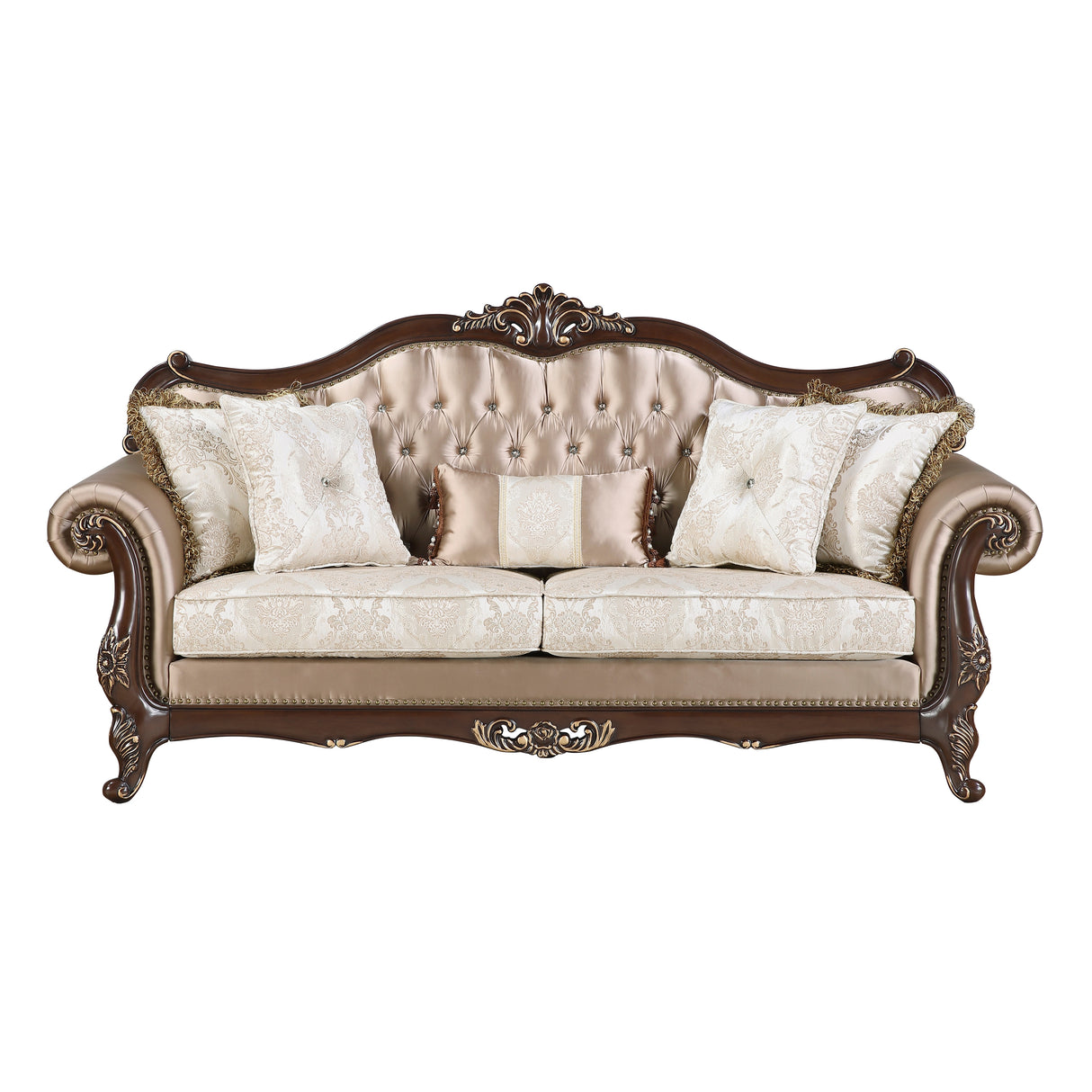 Regal Cherry Brown Sofa
