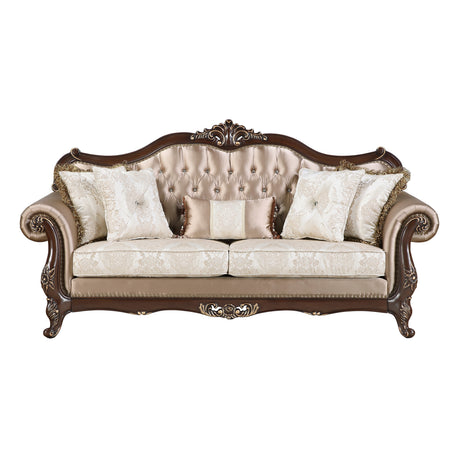 Regal Cherry Brown Sofa from Homelegance - Luna Furniture