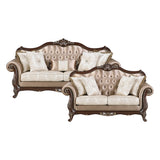 Regal Cherry Brown Sofa from Homelegance - Luna Furniture