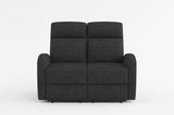 Allen Dark Gray Double Reclining Loveseat from Homelegance - Luna Furniture