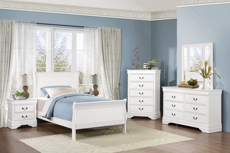 Cumberland Brown Cherry Queen Sleigh Storage Platform Bed from Homelegance - Luna Furniture