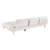 Dominic Beige 2-Piece Sectional with Right Chaise from Homelegance - Luna Furniture