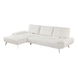 Dominic Beige 2-Piece Sectional with Left Chaise from Homelegance - Luna Furniture