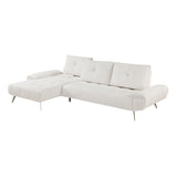 Dominic Beige 2-Piece Sectional with Left Chaise from Homelegance - Luna Furniture