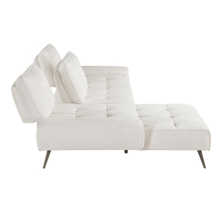 Dominic Beige 2-Piece Sectional with Left Chaise from Homelegance - Luna Furniture