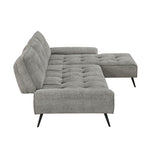 Dominic Dove Gray 2-Piece Sectional with Right Chaise from Homelegance - Luna Furniture