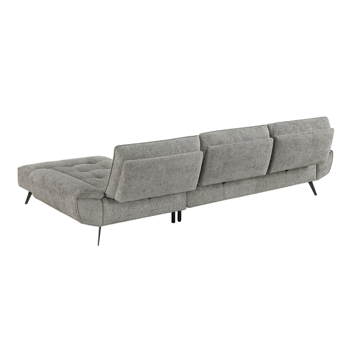 Dominic Dove Gray 2-Piece Sectional with Right Chaise from Homelegance - Luna Furniture