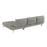 Dominic Dove Gray 2-Piece Sectional with Right Chaise from Homelegance - Luna Furniture