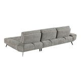 Dominic Dove Gray 2-Piece Sectional with Right Chaise from Homelegance - Luna Furniture