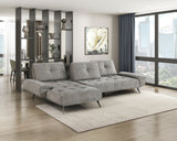 Dominic Dove Gray 2-Piece Sectional with Left Chaise from Homelegance - Luna Furniture