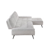 8400LTG*22LRC (2)2-Piece Sectional with Right Chaise and Dual-position Backs for Adjustable Seat Depth from Homelegance - Luna Furniture